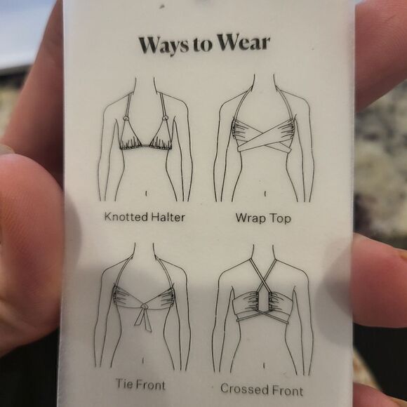NWT! Vitamin A Milana Bikini Top & Bottom Sand Snake Bottom L(10) Top M(8) - Picture 13 of 13